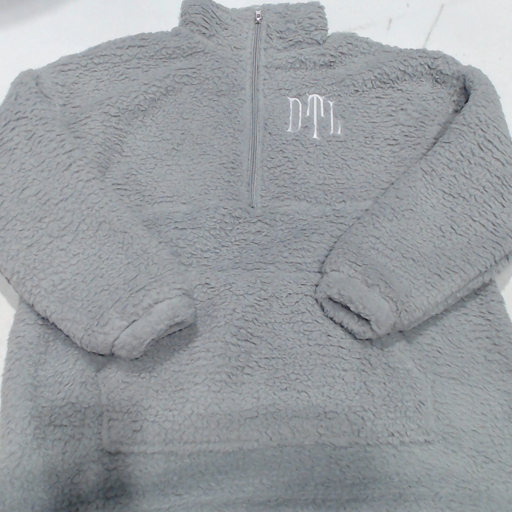 BLOOPER CLOTHING: Monogrammed Sherpa Pullover