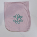 BLOOPER KIDS: Monogrammed Baby Terry Burp Cloth
