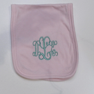 BLOOPER KIDS: Monogrammed Baby Terry Burp Cloth