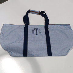 BLOOPER BAG: Monogrammed Extra Large Tote Bag