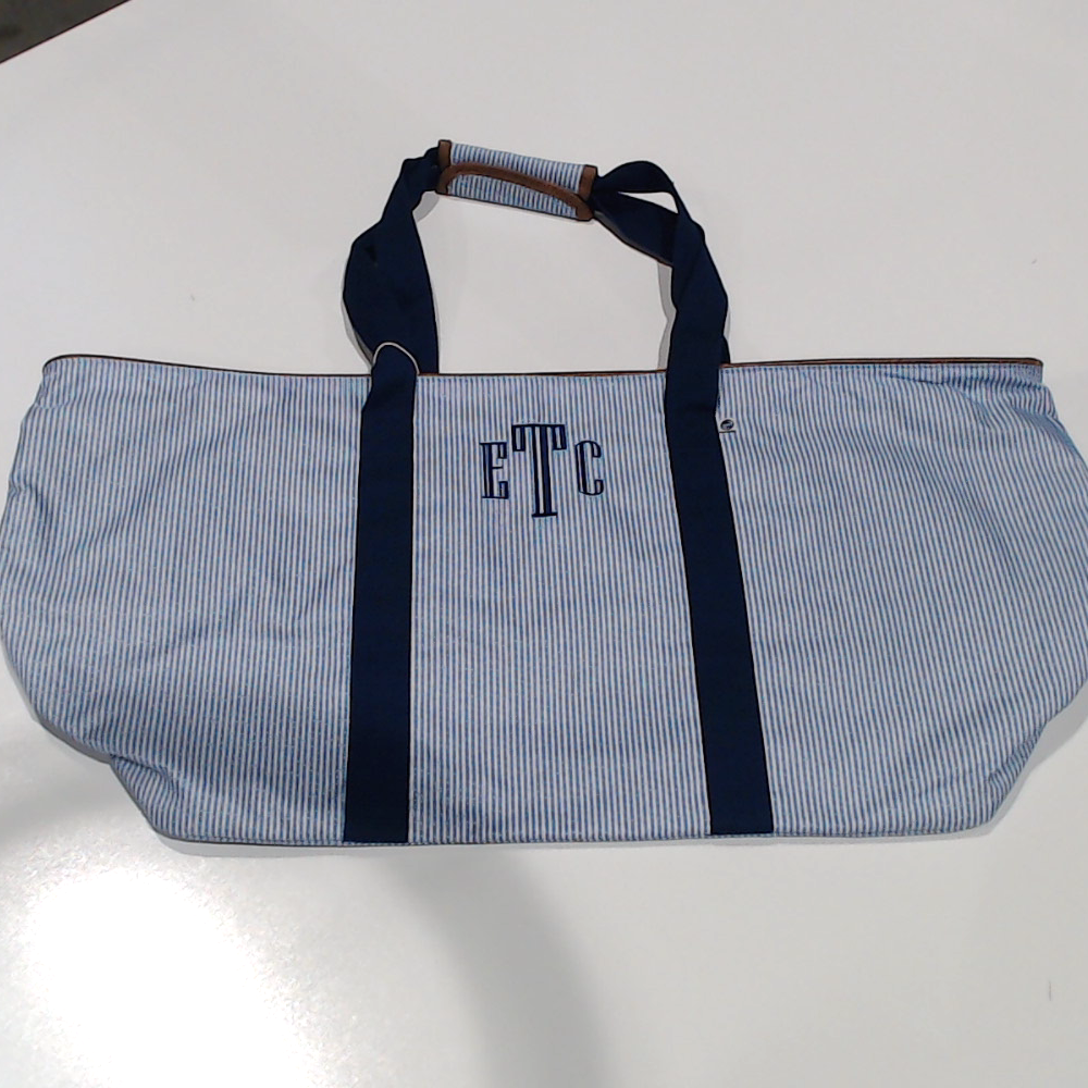 BLOOPER BAG: Monogrammed Extra Large Tote Bag