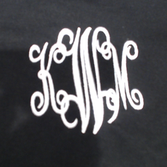 BLOOPER CLOTHING: Monogrammed Open Back Sweatshirt