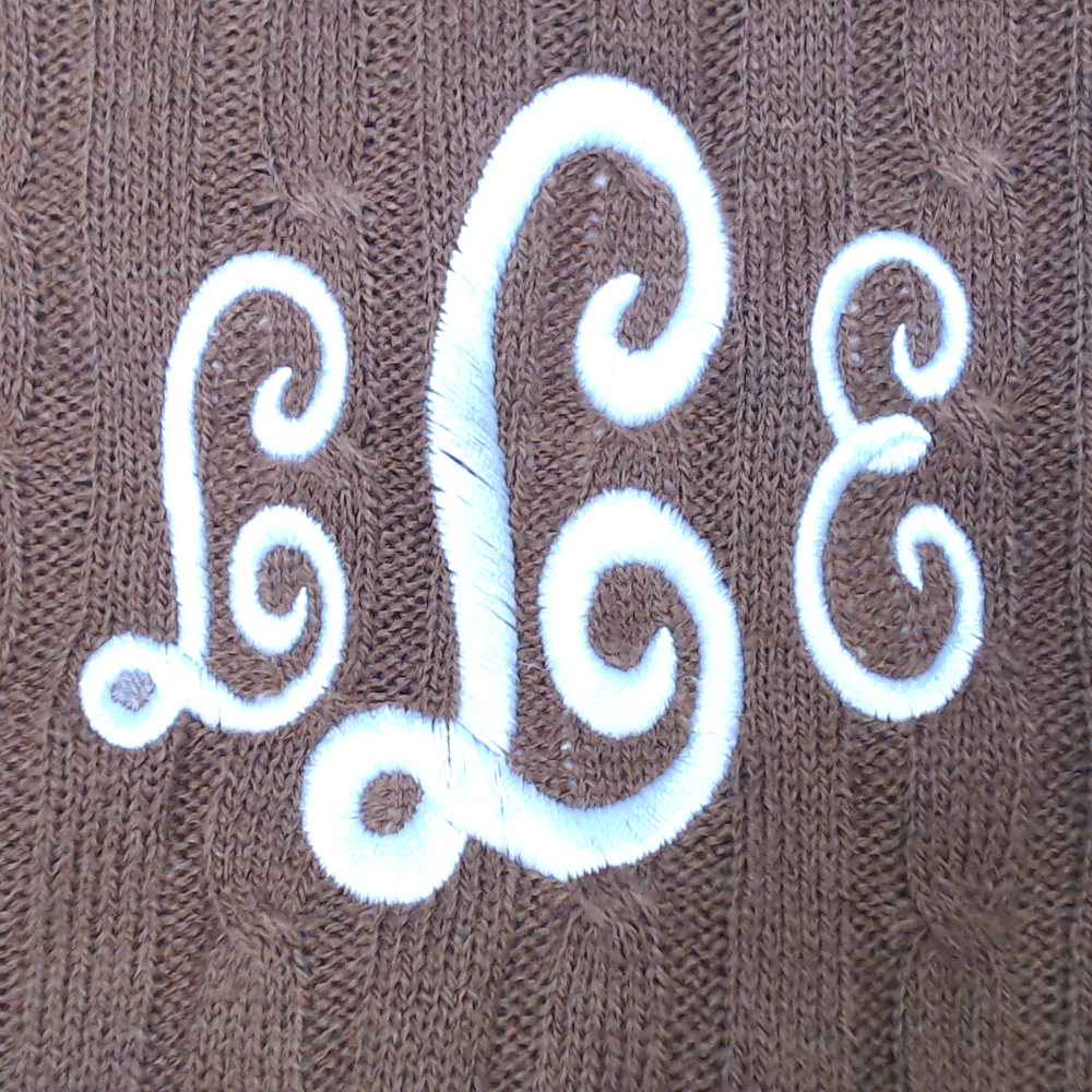 BLOOPER CLOTHING: Monogrammed Poncho