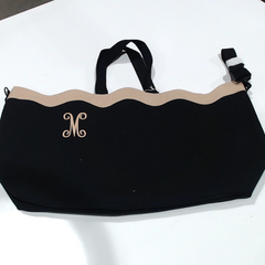 BLOOPER BAG: Monogrammed Wavy Top Weekender