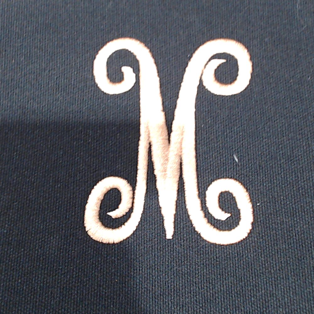 BLOOPER BAG: Monogrammed Wavy Top Weekender