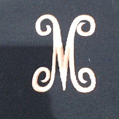 BLOOPER BAG: Monogrammed Wavy Top Weekender