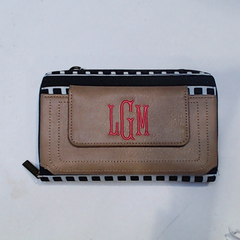 BLOOPER ACCESSORY: Monogrammed Phone Wallet Wristlet