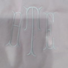 BLOOPER KIDS: Monogrammed Baby Terry Burp Cloth