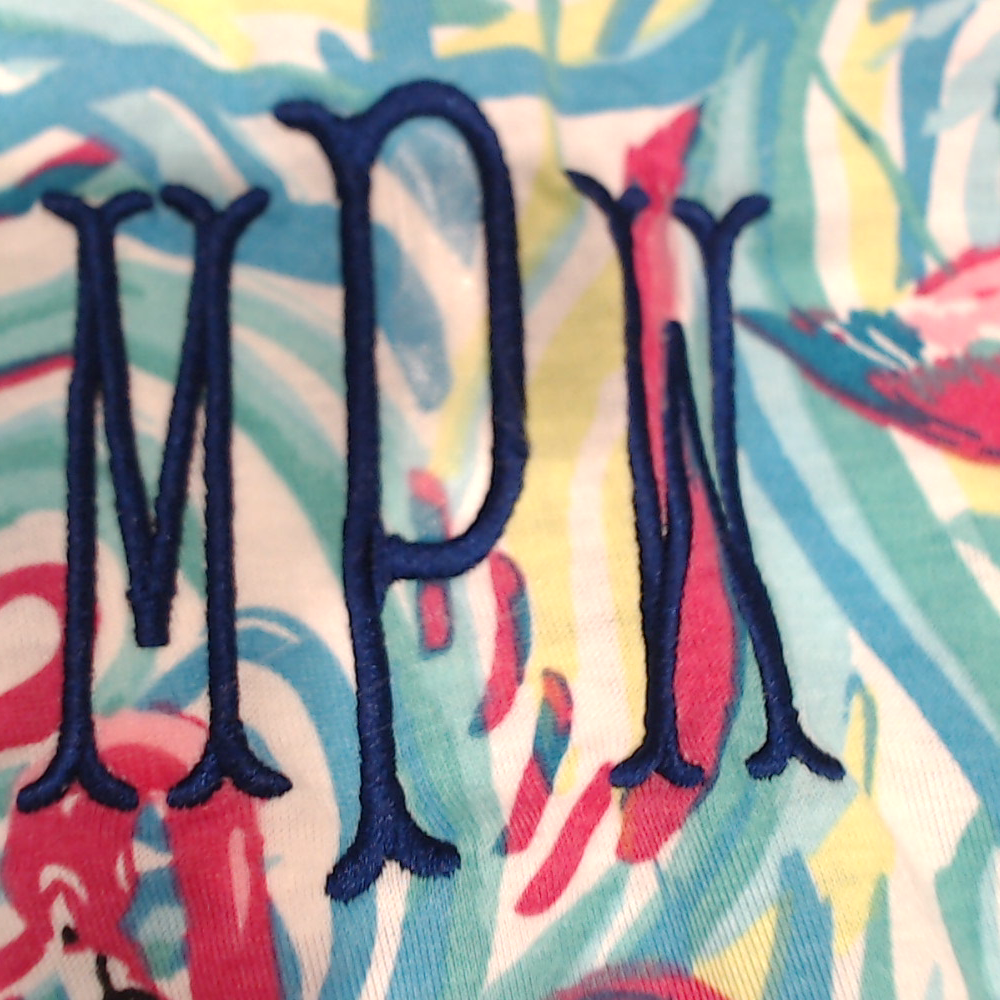 BLOOPER SWIM: Monogrammed Cinch Waist Cover Up