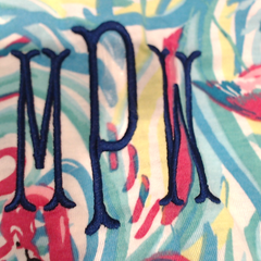 BLOOPER SWIM: Monogrammed Cinch Waist Cover Up