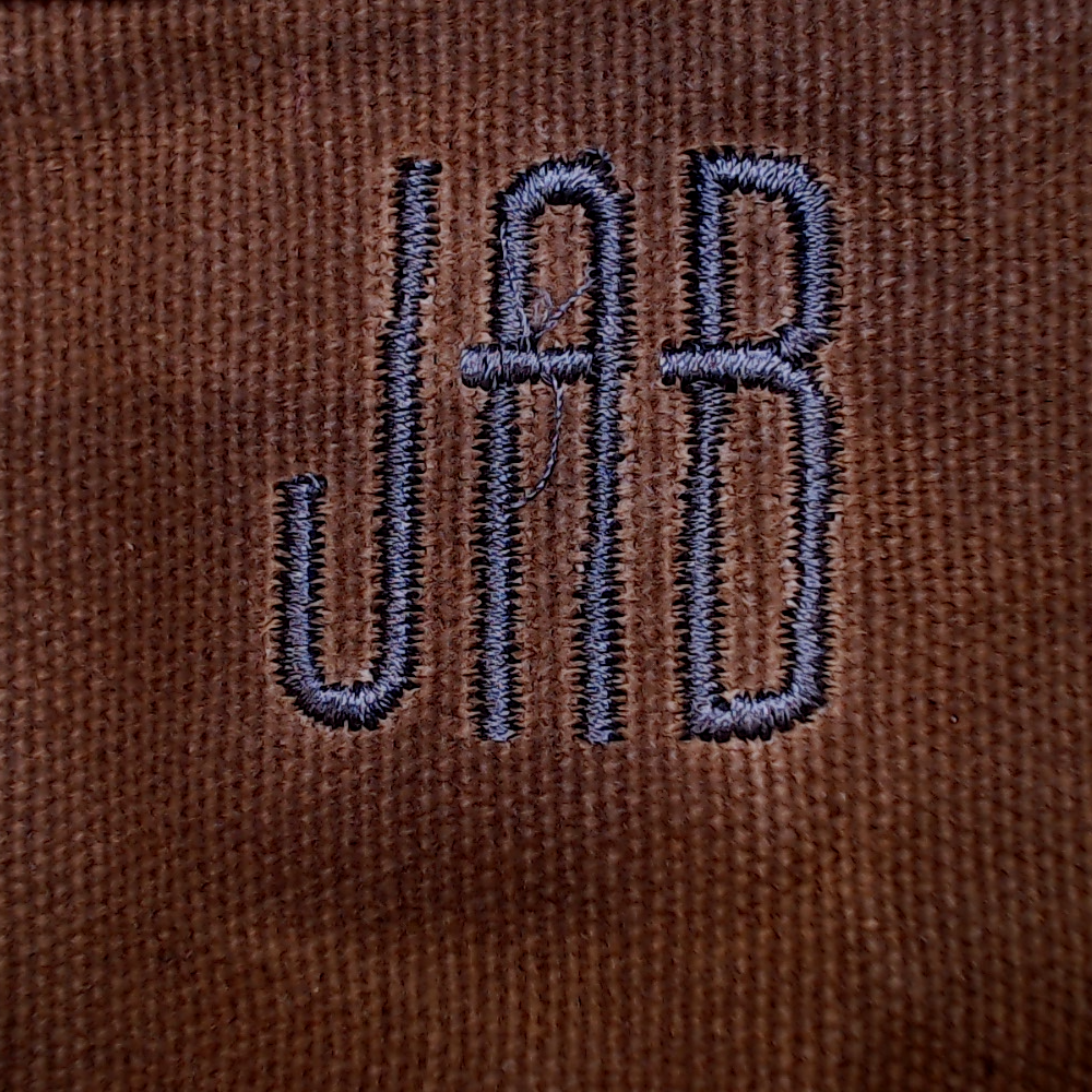 BLOOPER BAG: Personalized Waxed Canvas Dopp Kit