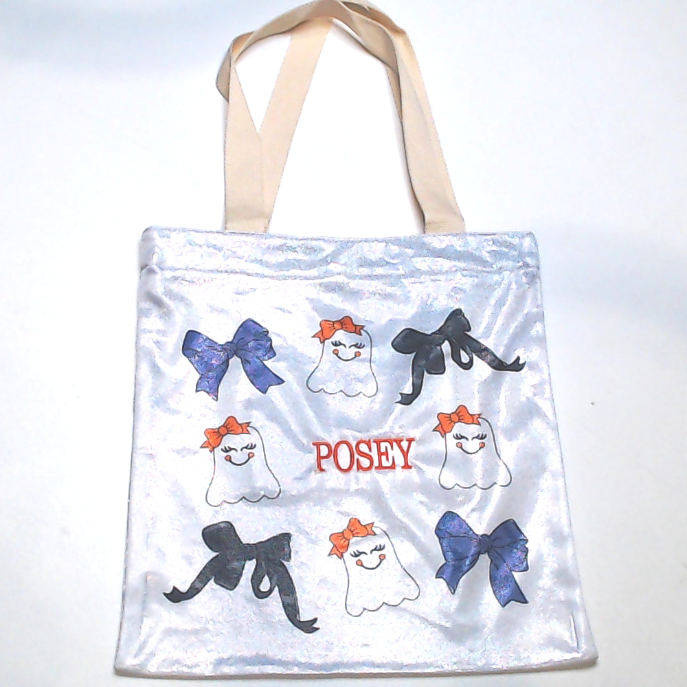 BLOOPER BAG: Monogrammed Halloween Bag