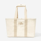 Monogrammed Market Basket | Solid Ivory