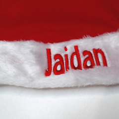 BLOOPER ACCESSORY: Personalized Santa Hat