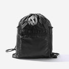 Monogrammed Kids Cinch Bag | Black