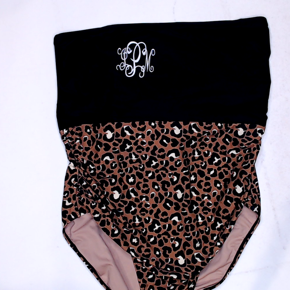 BLOOPER SWIM: Monogrammed One Piece Bathing  Suit
