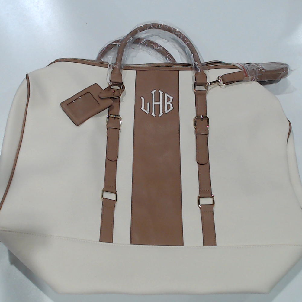 BLOOPER BAG: Monogrammed Weekender Bag
