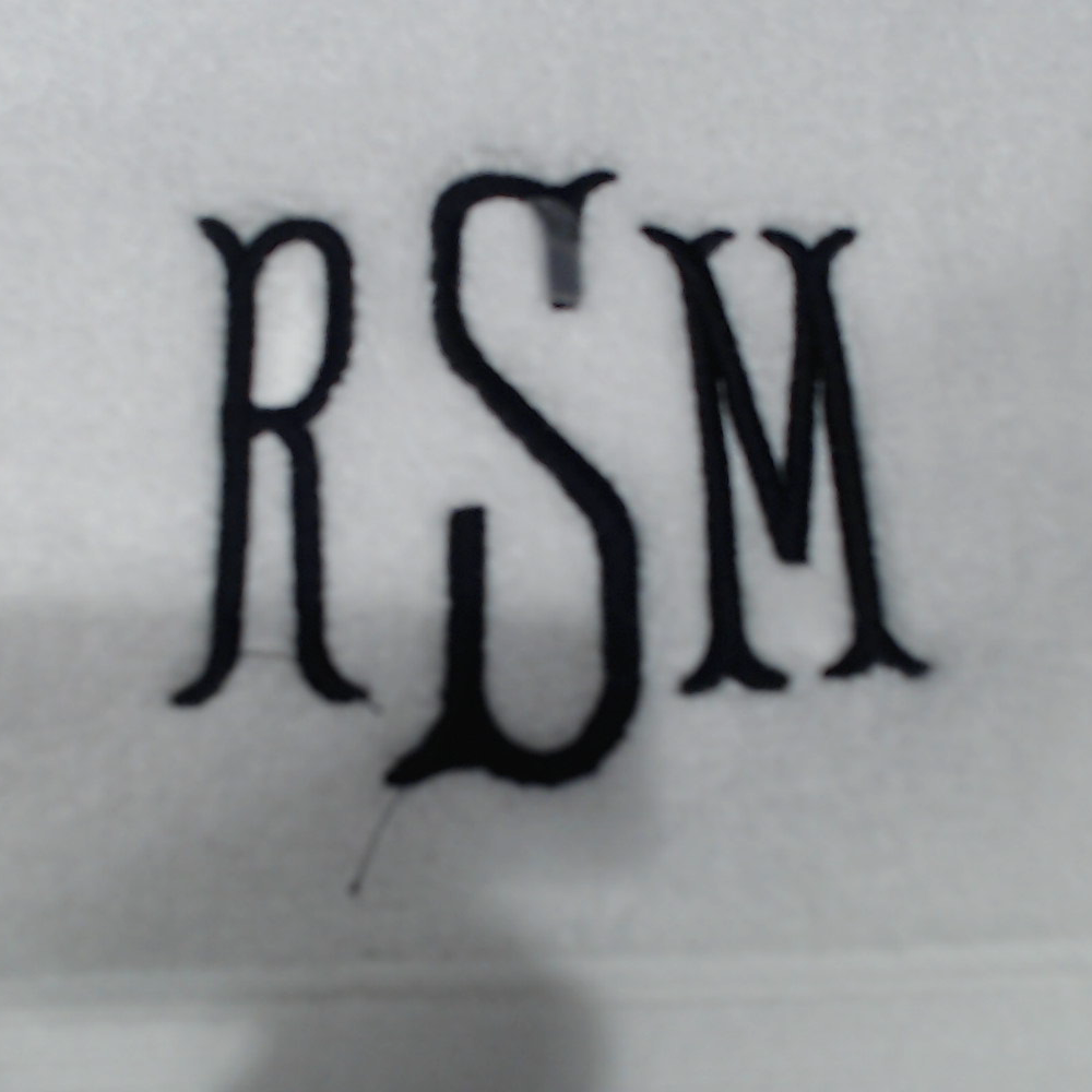 BLOOPER ACCESSORY: Monogrammed Bath Towel
