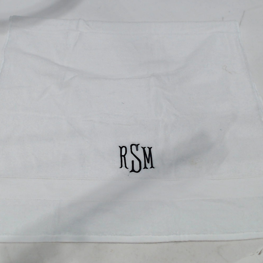 BLOOPER ACCESSORY: Monogrammed Bath Towel
