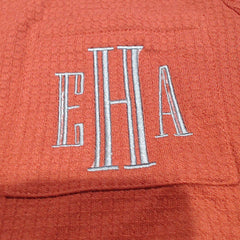 BLOOPER CLOTHING: Monogrammed Waffle Dress