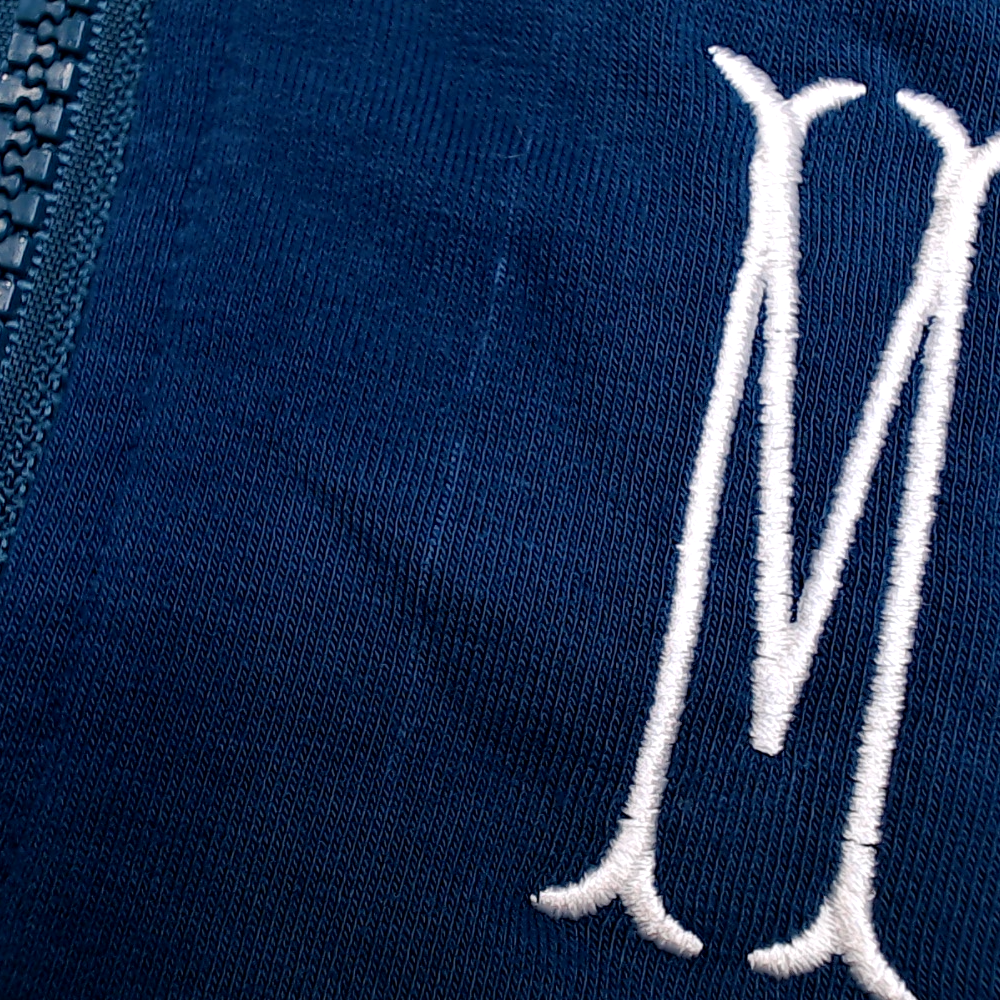 BLOOPER CLOTHING: Monogrammed Quarter Zip Sweatshirt