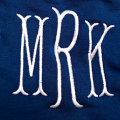 BLOOPER CLOTHING: Monogrammed Quarter Zip Sweatshirt