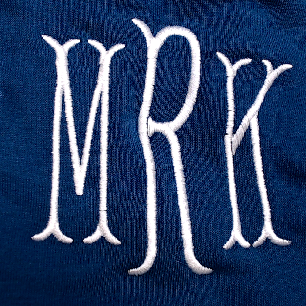 BLOOPER CLOTHING: Monogrammed Quarter Zip Sweatshirt