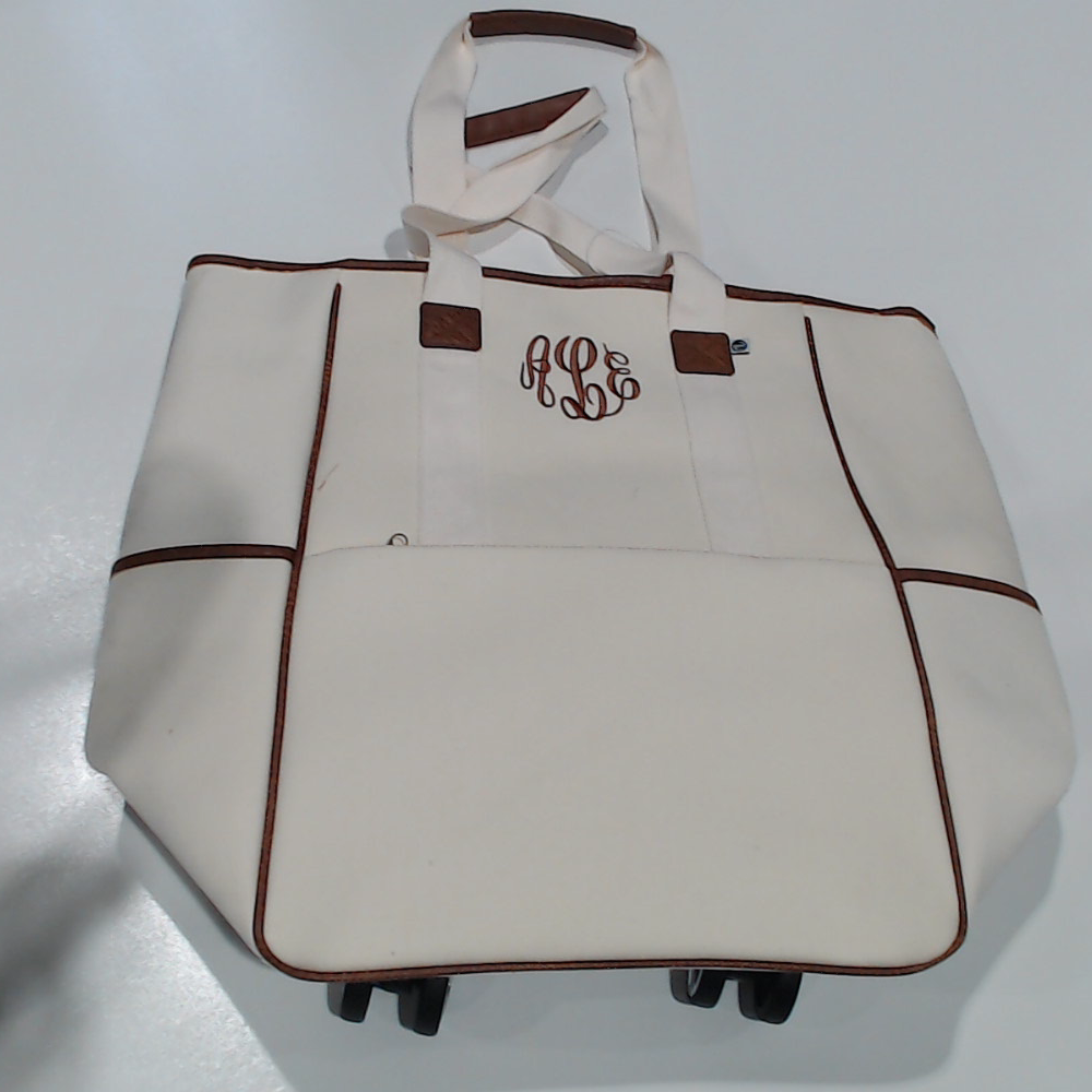 BLOOPER BAG: Monogrammed Rolling Tote