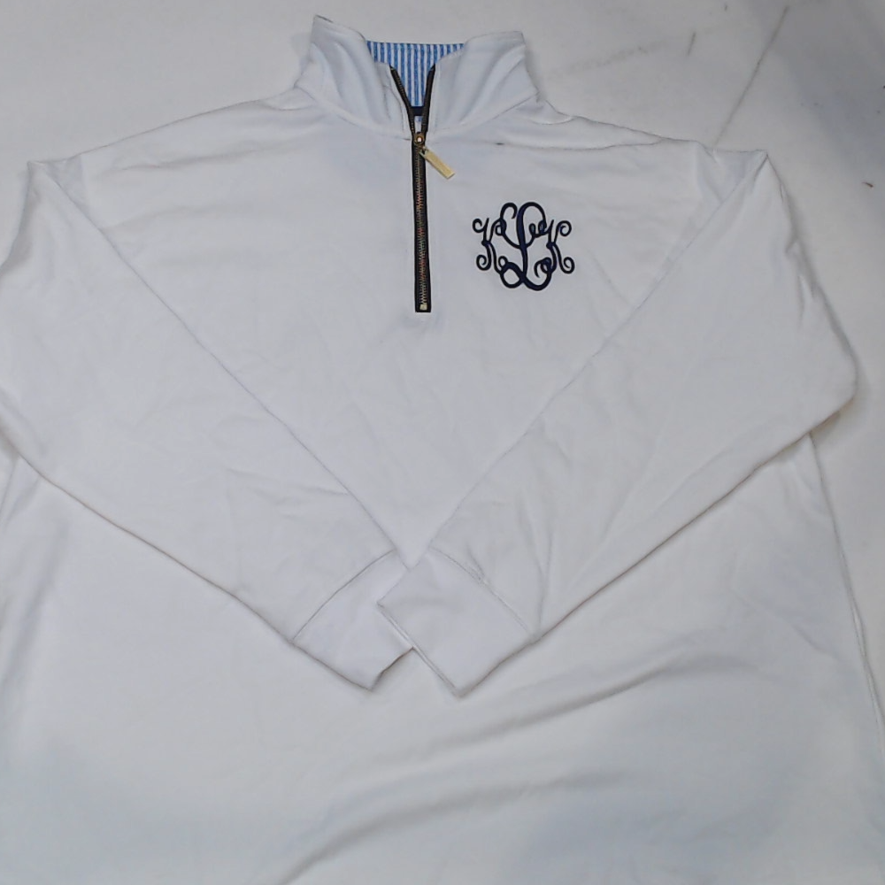 BLOOPER CLOTHING: Monogrammed Quarter Zip Sweatshirt