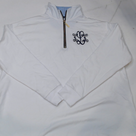 BLOOPER CLOTHING: Monogrammed Quarter Zip Sweatshirt