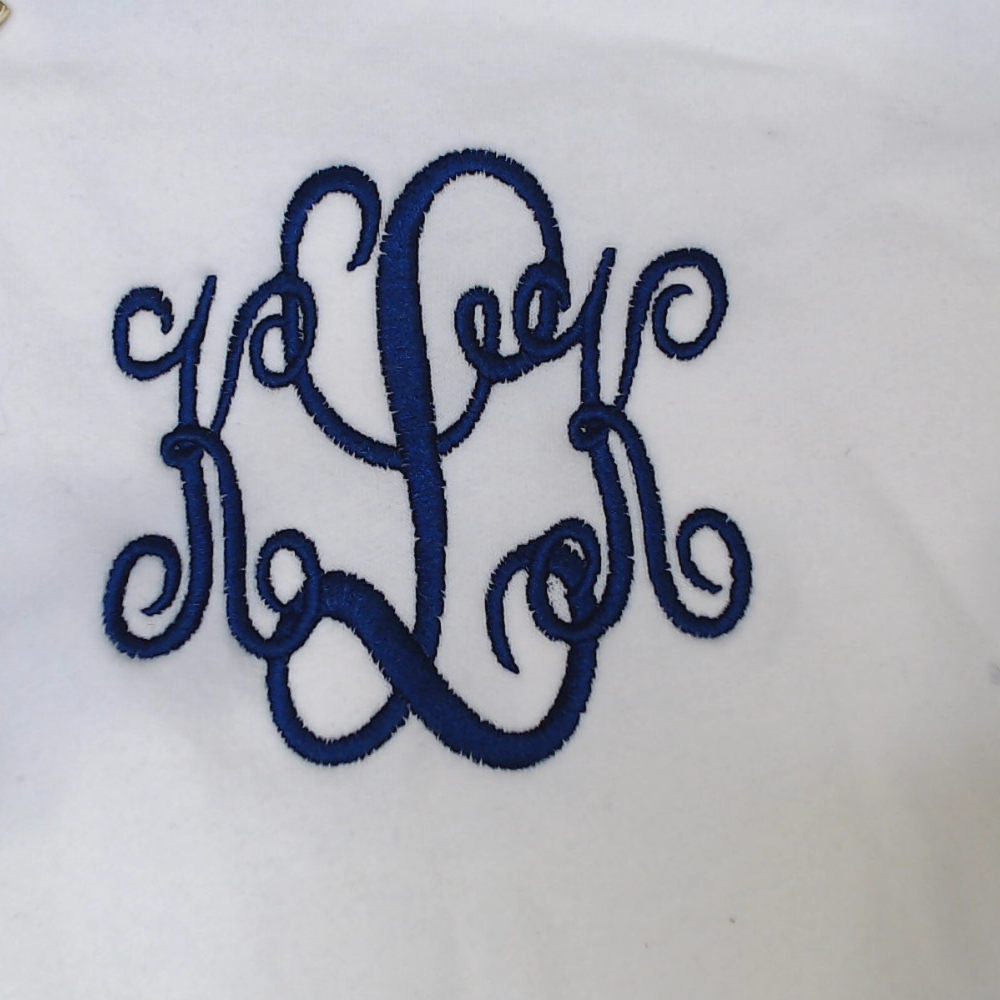 BLOOPER CLOTHING: Monogrammed Quarter Zip Sweatshirt