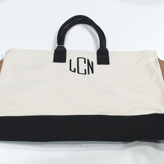 BLOOPER BAG: Monogrammed Upscale Weekender