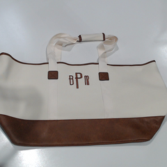 BLOOPER BAG: Monogrammed Extra Large Tote Bag