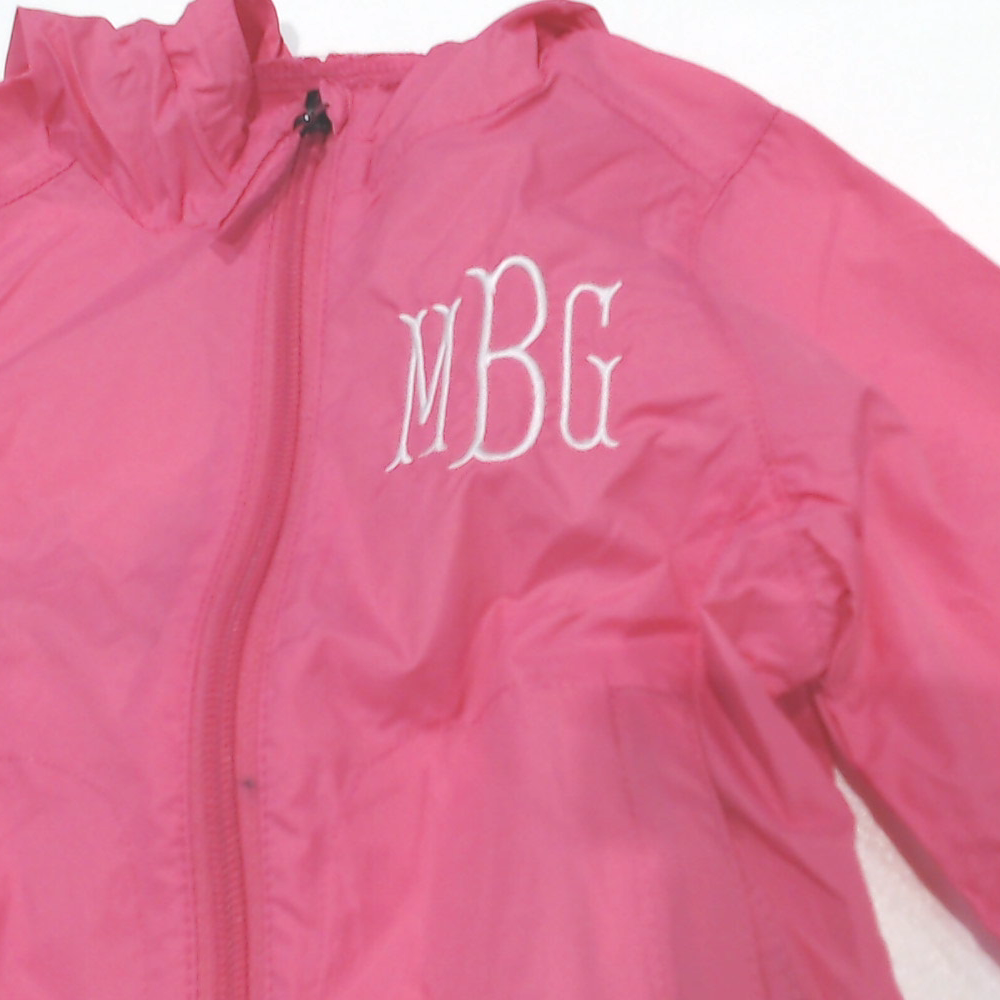 BLOOPER KIDS : Monogrammed Kids Lightweight Rain Jacket