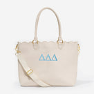 Delta Delta Delta Laptop Tote Bag | Bone
