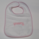 BLOOPER KIDS: Monogrammed Outline Baby Bib