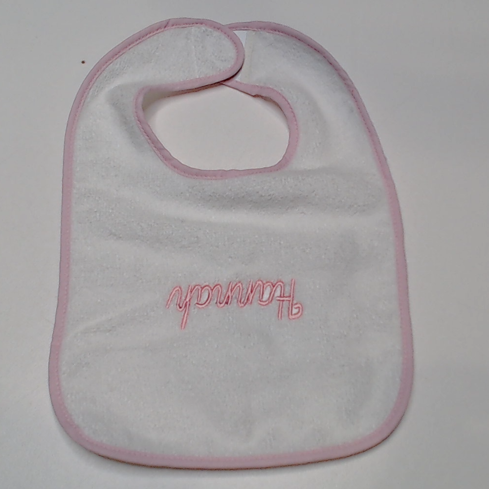 BLOOPER KIDS: Monogrammed Outline Baby Bib