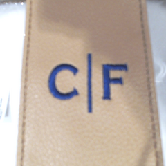 BLOOPER BAG: Monogrammed Clear Stadium Crossbody Bag