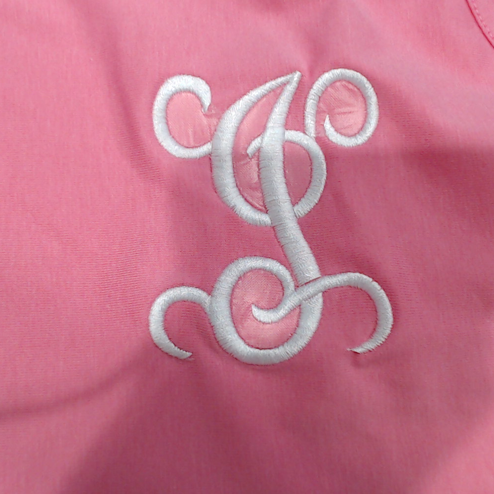 BLOOPER CLOTHING: Monogrammed Flutter Sleeve Top