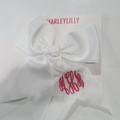 BLOOPER ACCESSORY: Monogrammed Girls Hair Bow