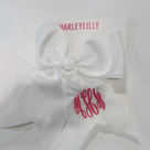 BLOOPER ACCESSORY: Monogrammed Girls Hair Bow
