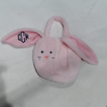 BLOOPER KIDS: Monogrammed Bunny Easter Basket