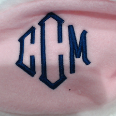 BLOOPER KIDS: Monogrammed Bunny Easter Basket