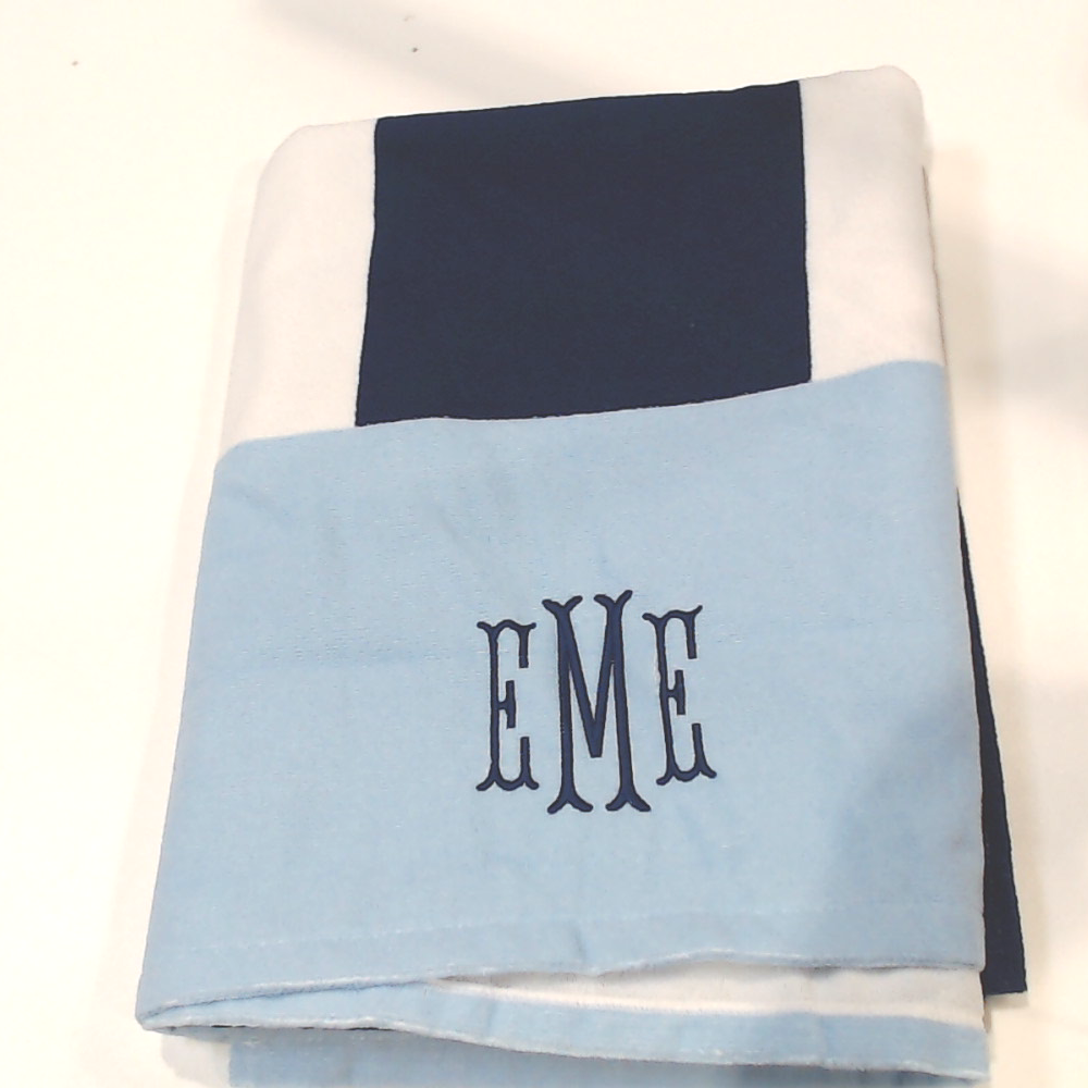 BLOOPER SWIM: Monogrammed Beach Towel