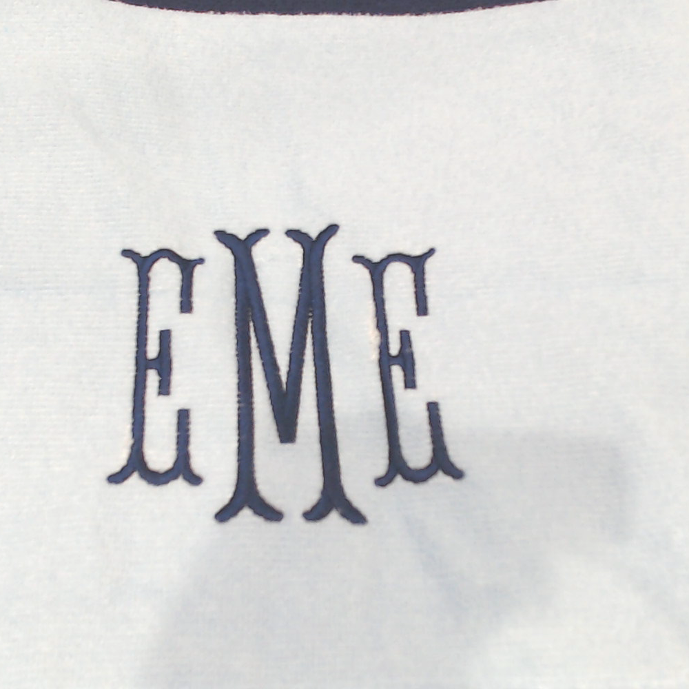 BLOOPER SWIM: Monogrammed Beach Towel
