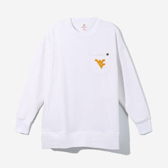 West Virginia Crewneck Sweatshirt in White