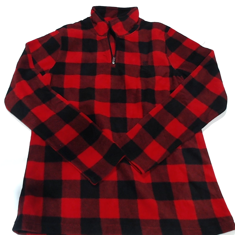 BLOOPER CLOTHING: Monogrammed Plaid Fleece Pullover