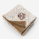 Personalized Fur Throw | Khaki