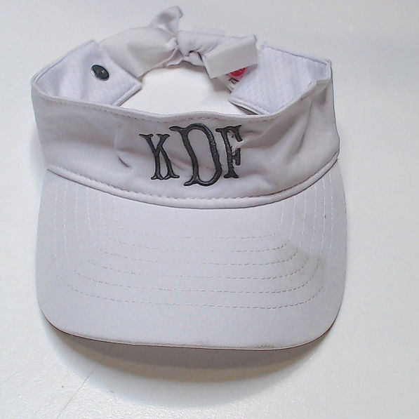 BLOOPER KIDS: Monogrammed Girls Visor