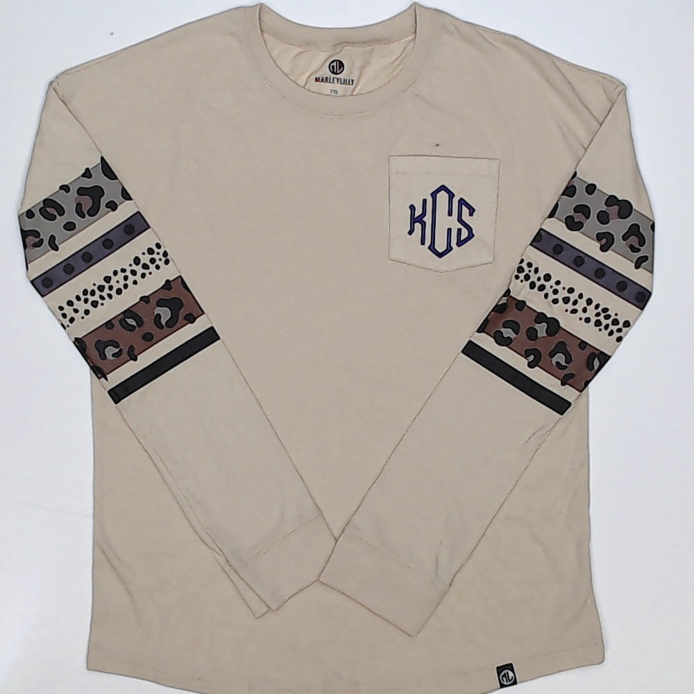 BLOOPER KIDS: Monogrammed Kids Long Sleeve Shirt